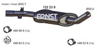 MittelschalldäMpfer Ernst 122238 FüR Golf VW Jetta 2 19E 1G1 1G2 165 Cat GTI