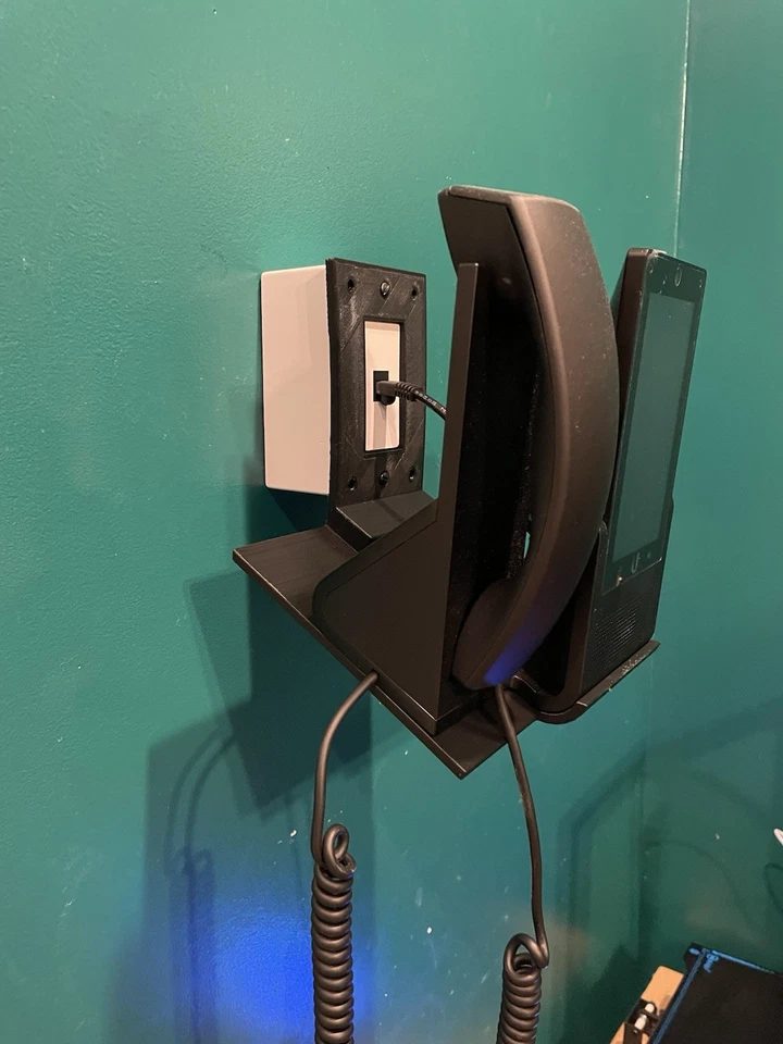 Unifi Talk Touch VoIP Wall-mount Black Decora Style-10 degree tilt -Made2Order - Image 4 of 4