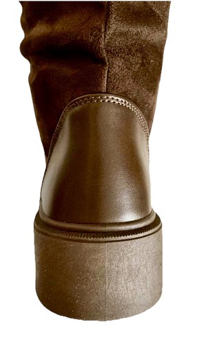 CARLKARIDA Women’s Knee High Block Chunky Heel Riding Boots Side Zipper Size:6 - Picture 19 of 24