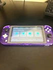 Nintendo Switch Handheld Console Purple shell 64GB Micro sd | READ DESCRIPTION