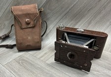 Kodak No 2 Hawkette camera Brown Tortoiseshell Bakelite Cased