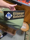 Old Vintage rare Metal German Beer Sign Advertising Eschweger Klosterbräu Scarce