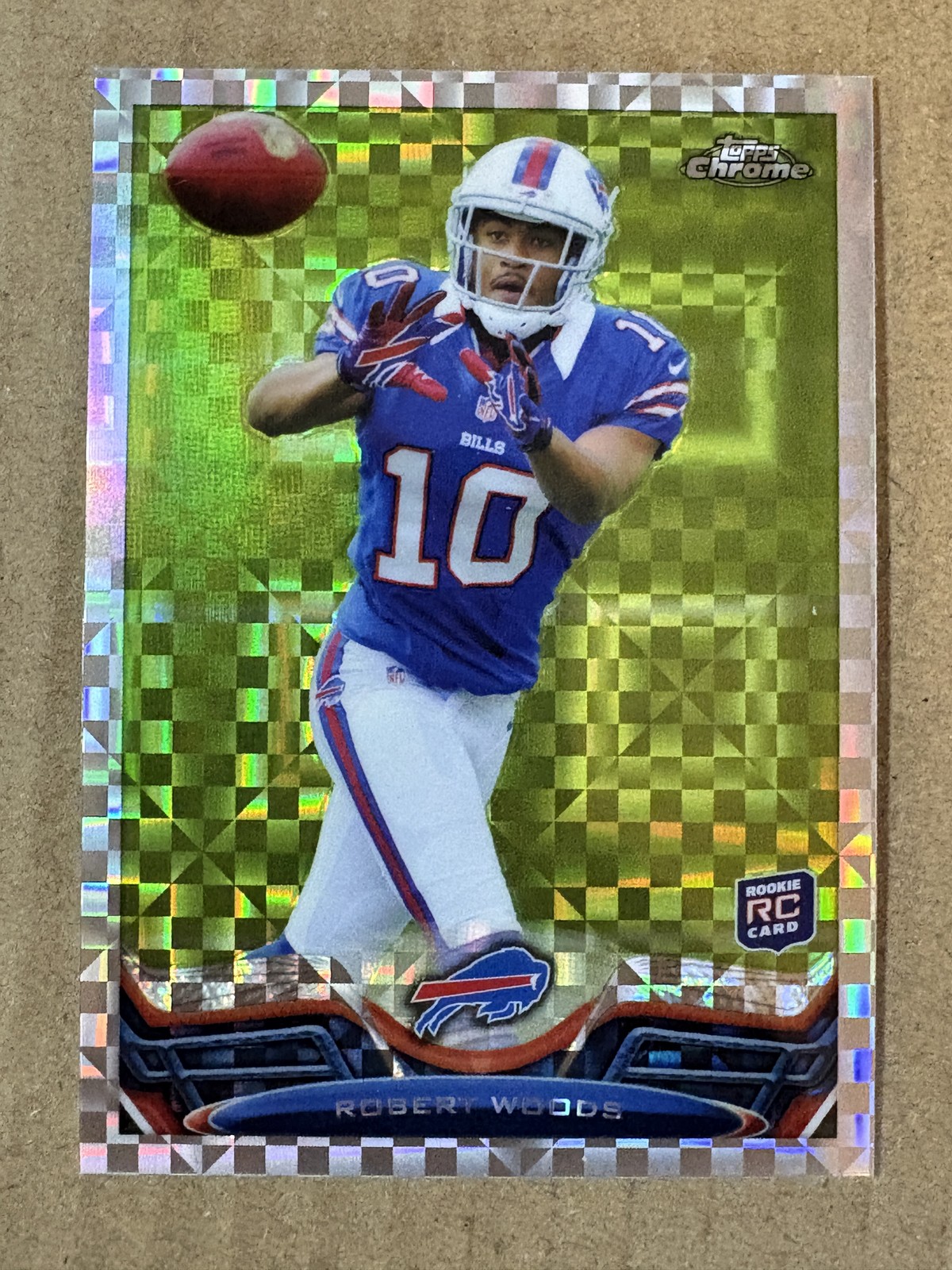 2013 Topps Chrome #3 Robert Woods Xfractors Rookie Buffalo Bills