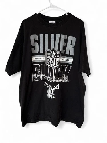Vintage Shaka NFL Raiders Football Gray T-Shirt