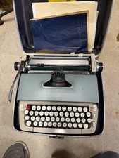 SCM Manual Typewriter with Case and Ribbon and Paper. Instruction Manual Works thumbnail