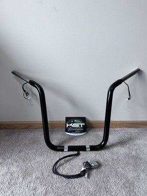 KST Kustoms Extended Reach Handlebars For Indian Challenger 21-26 Pre-Wired