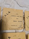 Vintage Wall Clock Tension Wire Brass  19,20,21,22,23,24,25,26,27, 28 &29 India  — photo 3
