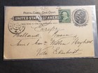SILOAM SPRINGS, ARKANSAS to BAARN, HOLLAND 1902 Postal Card w/ DUTCH note