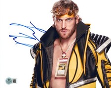 Logan Paul Signed 8x10 Photo WWE Wrestling Prime Hydration Autograph Beckett COA