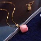 charming  natural pink conch pearl pendant 925s(pd)
