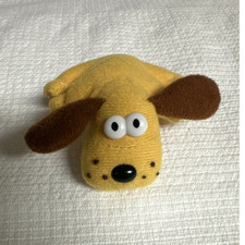 Vintage 1980's Kennel Kuddlees Mini Brown Dog Tara Toy