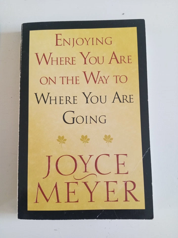 Lot of 2 Joyce Meyer Books Approval Addiction Enjoying where you are on the Way - Image 4 of 4