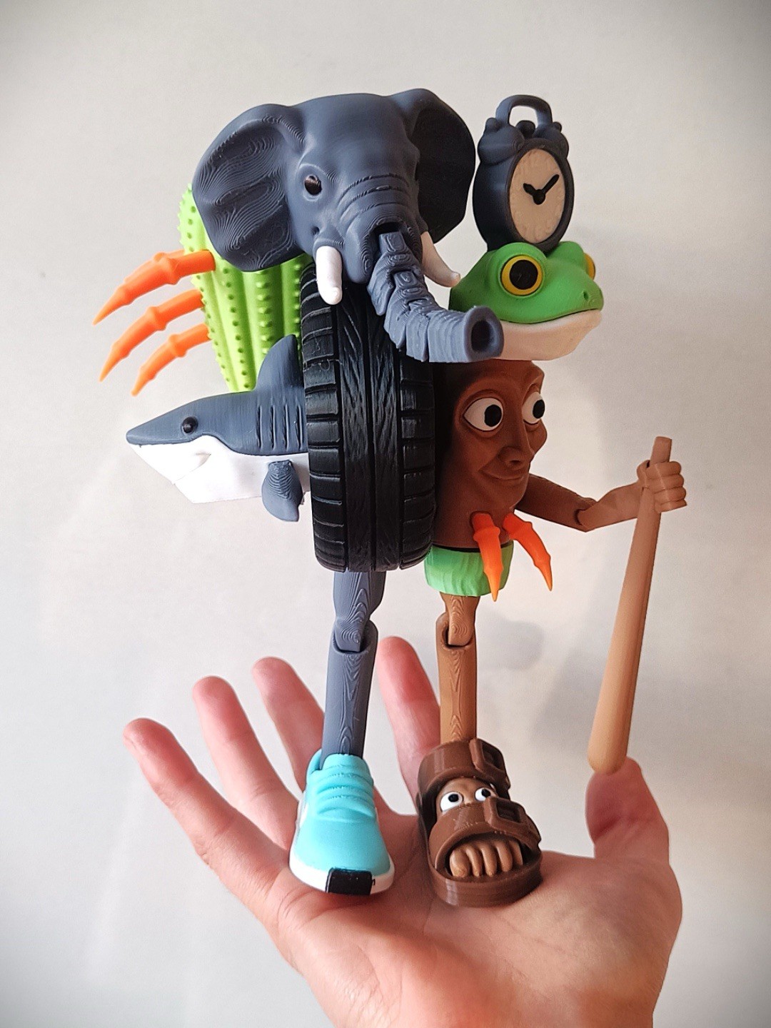 La Grande Combinazione – Articulated Italian Brainrot Figurine Toy Kids & Adults