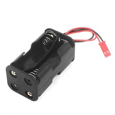 In Series 4 x 1.5V AA Battery Holders Case Storage Male Connector W Terminal