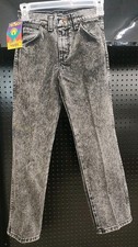 Vtg Wrangler Firewash Kids Size 10 Regular Jeans Made In USA Bootcut Boys Pants