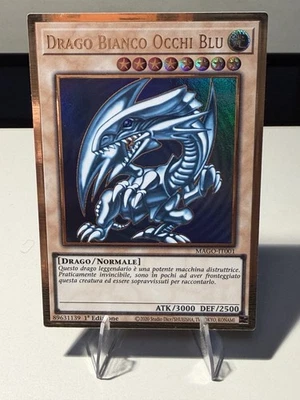 yugioh card value blue eyes white dragon Konami Blue-Eyes - Ultra Rare - Limited Edition This legendary dragon is a powerful engine of destruction Blue-Eyes White Dragon - Maximum