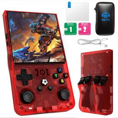 R36Max Handheld Game Console - Preloaded 18000+ Classic Games, for Gamer Dads