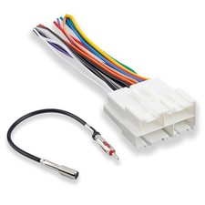 Radio Wiring Harness with Antenna Adapter Plug Color Coded Wires Compatible wi