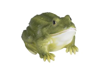 Frosch Gartenfigur Wetterfest Gartendeko Kröte Teichfigur Groß Dekoration - Bild 1 von 2