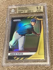 2025 Prizm Black Gold Prospect #153 Andrew Painter Phillies SSP #d 5/5 BGS 9.5