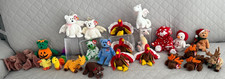 Ty Beanie Babies Vintage 1996-2009 Mixed Lot Of 25  4 Collector Boxes