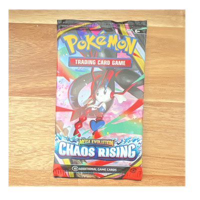 Pokémon TCG Mega Evolution Chaos Rising Booster Pack 10 Karten