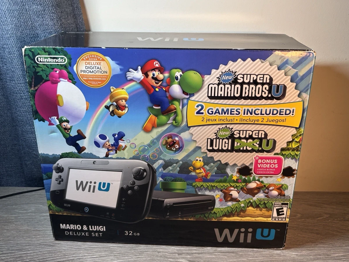 Nintendo Wii U - Deluxe NTSC-U/C Video Game Consoles for sale | eBay