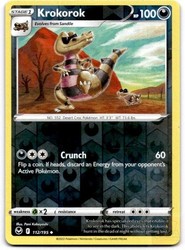 Krokorok 112/195 Silver Tempest Reverse Holo Uncommon