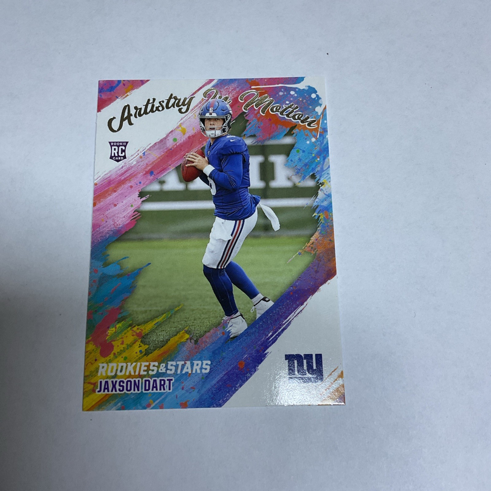 2025 Panini Rookies And Stars Artistry In Motion Jaxson Dart