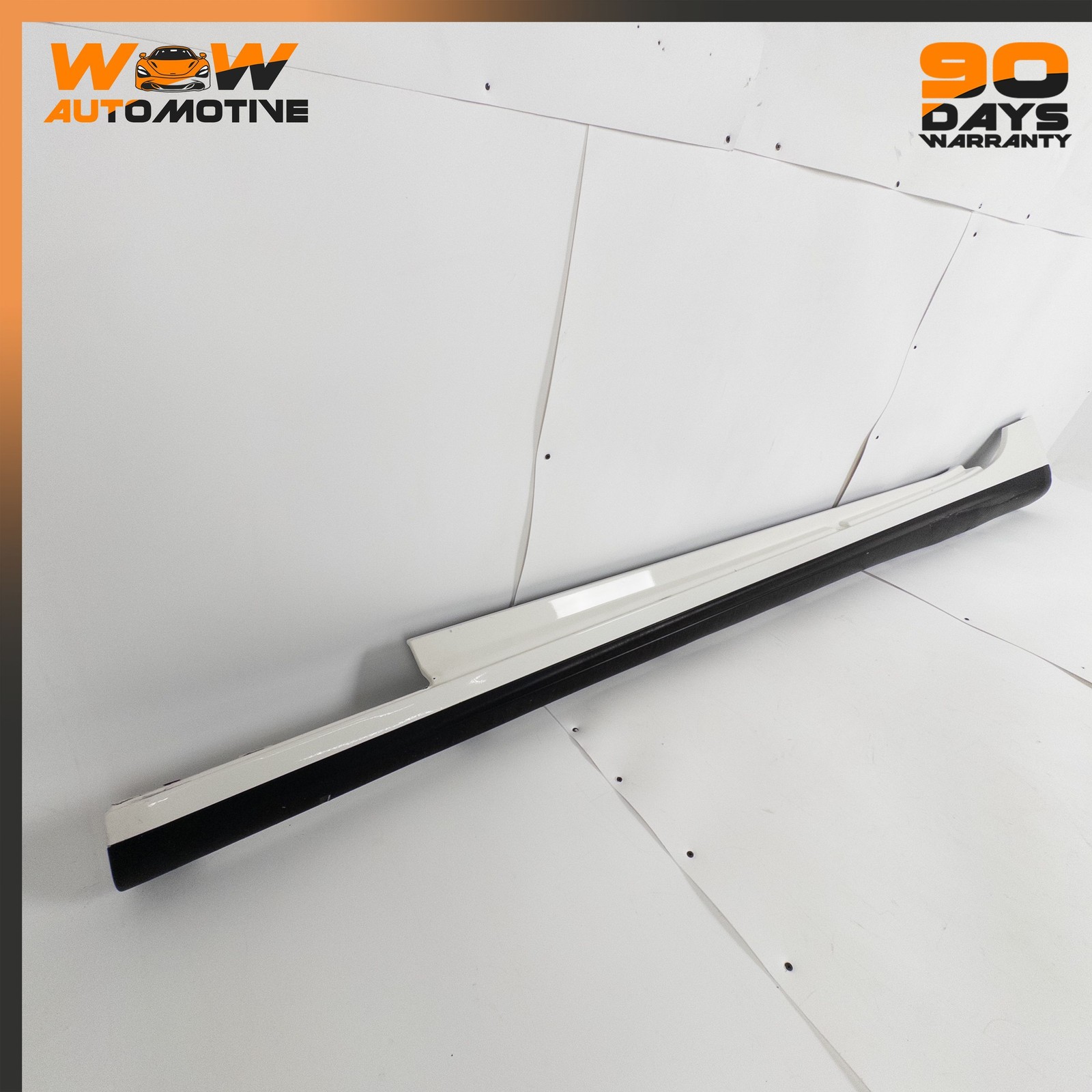 13-19 MASERATI QUATTROPORTE GTS LEFT DRIVER SIDE ROCKER PANEL SKIRT WHITE OEM