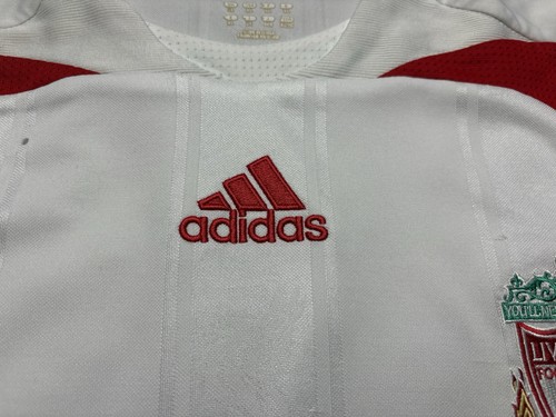 2007 2008 Liverpool Fc Torres Kit Adidas XL White Away Shirt Jersey Authentic 9 - 第 11/16 張圖片