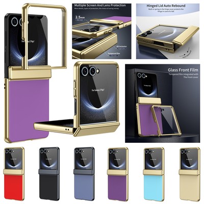 Für Samsung Galaxy Z Flip 7 6 5 4 3 5G Drehbar Case Stoßfeste Bildschirm Hülle