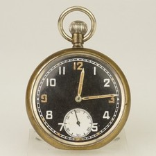 Rare Military Pocket Watch Men's no fusee duplex chronometer no repeater RAR