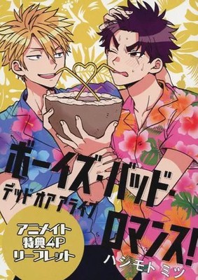 Anime Mook Boys Love Book Bad Romance Dead Or Alive Animate Bonus 4P Leaflet