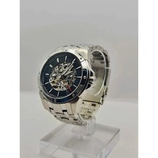 Bulova 96A170 Automatic Skeleton Stainless Steel Bracelet Watch, Boxed, 43mm