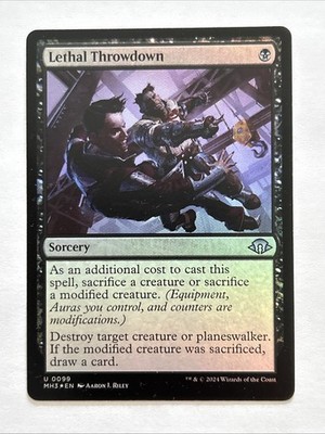 Lethal Throwdown Modern Horizons 3 Foil
