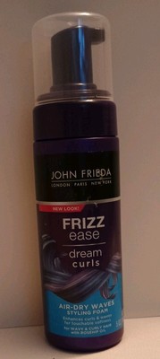 1 x John Frieda FRIZZ EASE DREAM CURLS Air-Dry Waves Styling Foam 5 fl oz (Each)