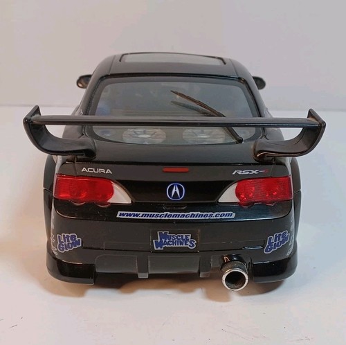 Muscle Machines 1/18 Black Acura RSX 2003 modellino auto pressofuso - Foto 3 di 10