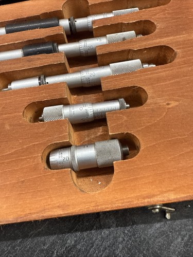 Starrett No. 824 Innen Mikrometer Satz 2" - 12" alt Vintage 10 tlg Set - Bild 11 von 15