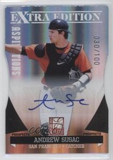 2011 Donruss Elite Extra Edition Prospects 30/100 Andrew Susac #89 Auto 3l4