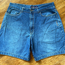 Vintage Karl Kani Jean Shorts Men 38 Baggy Loose Denim Jorts 90s Y2K