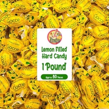 Italian Lemon Drops Hard Candy 1 Pound 5.91 x 2.60 x 6.61 inches, Yellow
