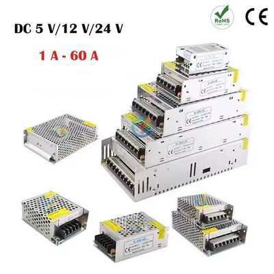 DC 12V Schaltnetzteil 1-60A 5V / 12V / 24V LED Trafo Netzteil Netzadapter Driver