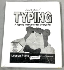 Stickybear Typing Lesson Plans School Version Vintage Typing Instructor PC/MAC