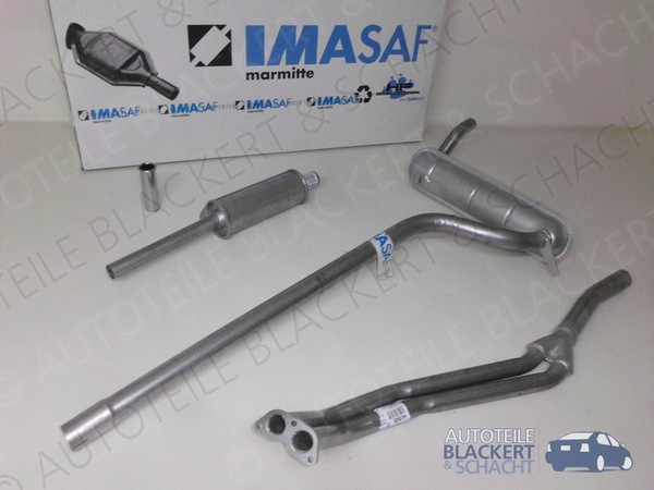 Imasaf Auspuffset Komplett für Lancia Fulvia Coupe 1.3+1.6+Rallye+Hf+S 1969-1976-image
