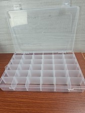 3 Pack Bead Storage Organizer Box with 36 Grids and Removable Dividers