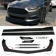 Front Bumper Lip Spoiler Splitter Car Body Rear For Ford Fusion