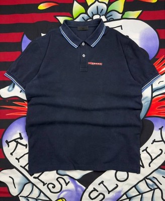 Prada Red Tab Luxury/Premium Polo Shirt men's Size XL
