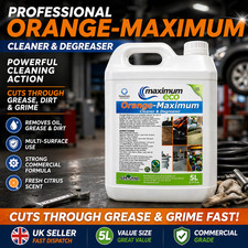 Orange Maximum 5L Degreaser Cleaner Heavy Duty Citrus Kitchen Floor Oil