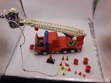 Playmobil 3182 Feuerwehr Drehleiterwagen - Leiterwagen Licht und Figuren